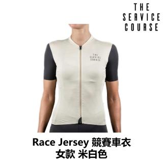 【The Service Course】Women s Race Jersey 女性競賽車衣 米白色