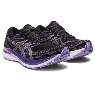 【asics 亞瑟士】慢跑鞋 女鞋 運動鞋 緩震 GEL-KAYANO W 黑紫 1012B272-004