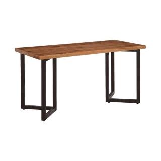 【BODEN】莫尼5尺工業風實木餐桌/工作桌/長桌/會議桌/休閒桌