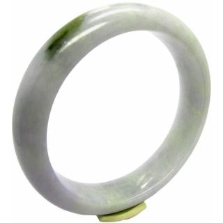 【小樂珠寶】翡翠手鐲滿紫羅蘭一抹綠天然A貨(手圍17.3號 內徑54.8mm V623)