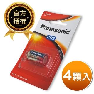 【Panasonic 國際牌】升級版 CR2 CR2R 一次性3V鋰電池-4顆入-公司貨(適用拍立得 相機)