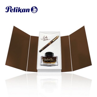 【Pelikan】百利金 M200 鋼筆煙晶禮盒組附墨水(EF/F)