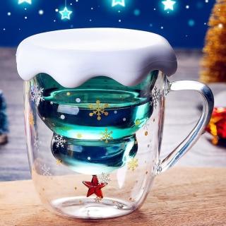【WO HOME】雙層隔熱飲料杯聖誕杯(隔熱飲料杯/聖誕杯)