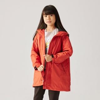 【BATIS 巴帝斯】防潑水長版機能外套 - 女童 - 兩色