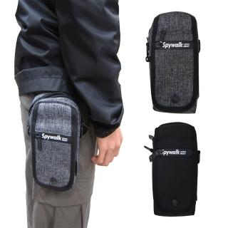 【SNOW.bagshop】腰掛包中容量6吋機防水尼龍主袋+外袋共四層穿過皮帶