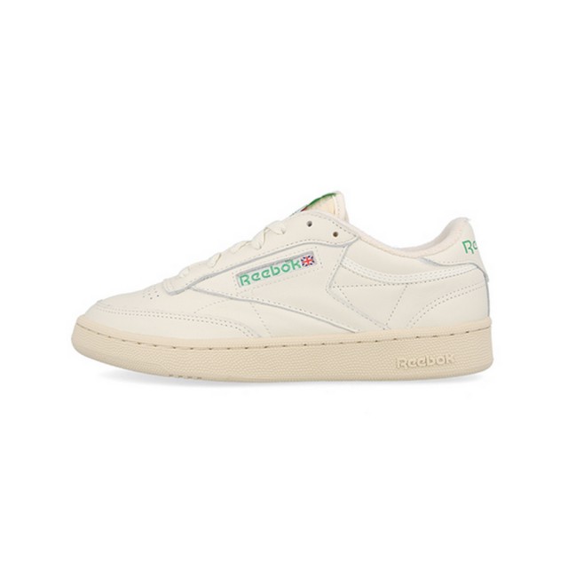 【REEBOK】CLUB C 85 VINTAGE 休閒鞋男鞋女鞋白復古皮革仿舊