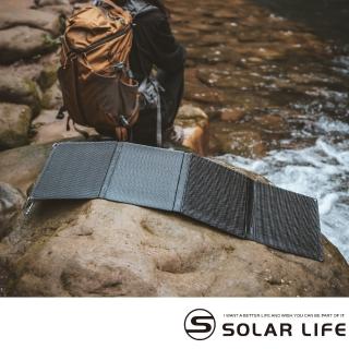 30W 折疊單晶太陽能充電板(太陽能充電器 光伏發電板 太陽能折疊包 發電板 戶外電源折疊包)