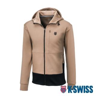 【K-SWISS】連帽運動外套 Active Jacket-男-棕(109127-284)