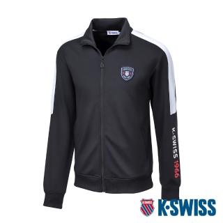 【K-SWISS】運動外套 Panel Jacket-女-黑(199143-008)