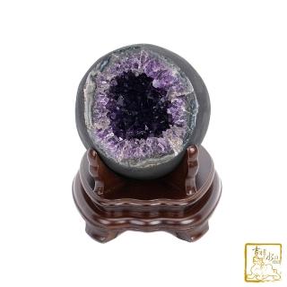 【吉祥水晶】烏拉圭紫水晶洞 3.45kg(頂級紫晶洞色澤深邃 聚財旺生意)