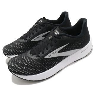 【BROOKS】訓練型跑鞋 Hyperion Tempo 黑白銀 太陽神節奏 路跑 男鞋(1103391D091)