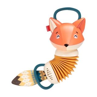 【JoyNa】寶寶音樂玩具 狐狸音效手風琴玩具(彈簧玩具.音樂鈴)