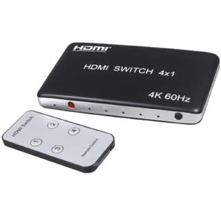 【伽利略】HDMI 4K@60Hz 4進1出 CEC功能 切換器(HDS401C)