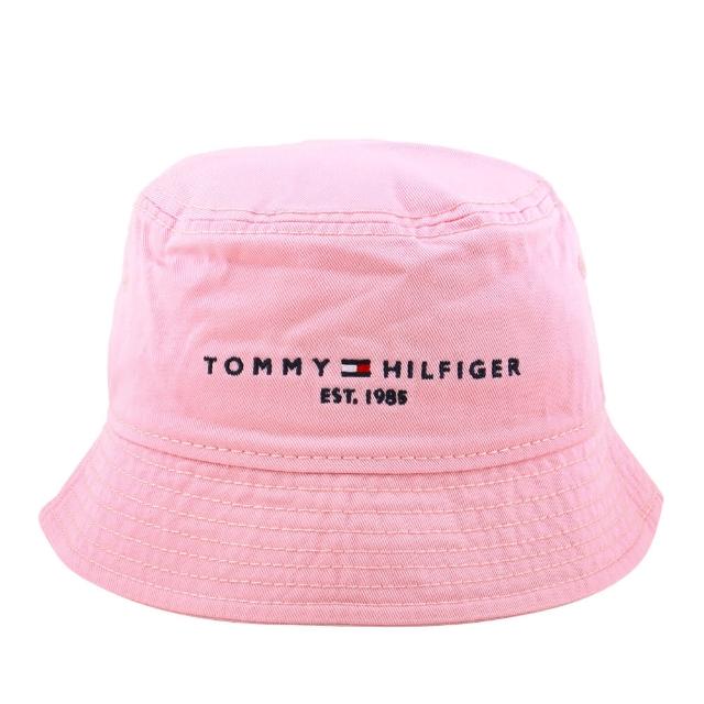 【Tommy Hilfiger】英文字母LOGO女款漁夫帽(嫩粉/S~M)