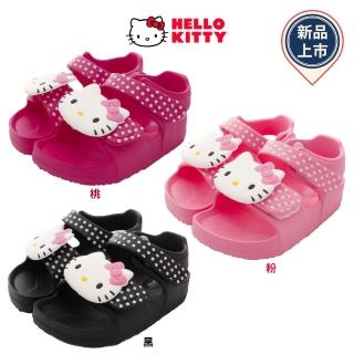 【HELLO KITTY】可愛涼鞋款(822527粉/黑-13-18cm)