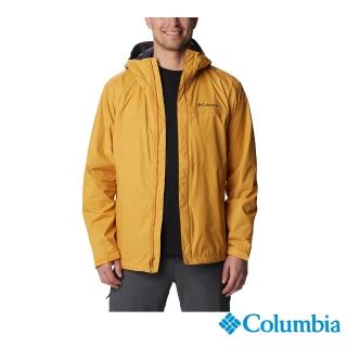 【Columbia 哥倫比亞 官方旗艦】男款-Omni-Tech防水外套-黃色(URE24330YL/HF)