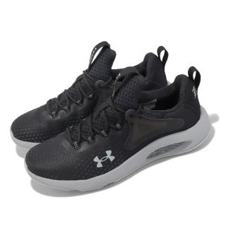 【UNDER ARMOUR】訓練鞋 HOVR Rise 4 黑 灰 男鞋 運動鞋 緩震 穩定 健身 UA(3025565001)