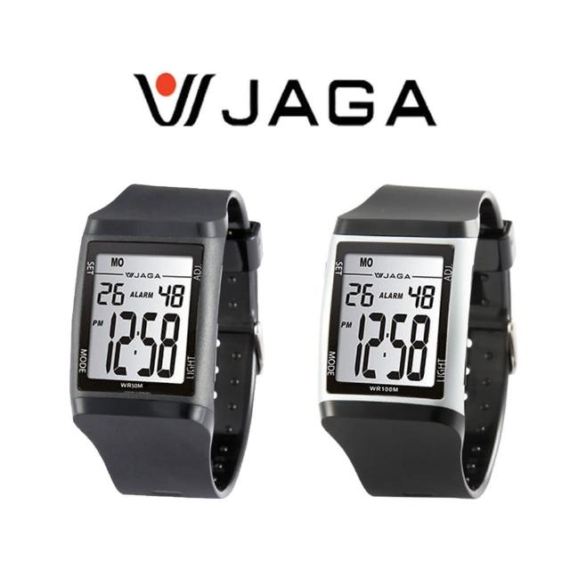 【JAGA 捷卡】M866 多功能防水運動電子錶-兩色