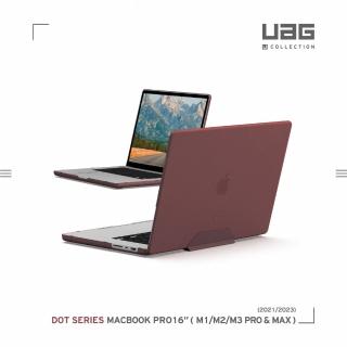 【UAG】(U) Macbook Pro 16吋（2021/2023）輕薄防刮保護殼-霧透紅(M1/M2/M3 Pro/Max)