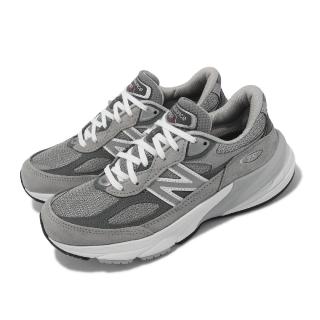 【NEW BALANCE】休閒鞋 990 V6 女鞋 灰 元祖灰 美製 麂皮 拼接 反光 復古 NB 紐巴倫(W990GL6-B)