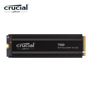 【Crucial 美光】T500 2TB M.2 2280 PCIe 4.0 ssd固態硬碟(CT2000T500SSD5 讀 7400M/寫 7000M *含散熱片)