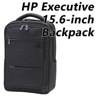 【HP 惠普】Executive 15.6-inch Backpack後背包(6KD07AA/大容量筆電夾層/RFID夾層/外部充電孔)