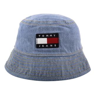 【Tommy Hilfiger】JEAMS系列標誌LOGO漁夫帽(單寧藍)