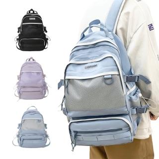 【MoodRiver】後背包 學生背包 雙肩包 筆電後背包 背包女 背包男 書包 包包