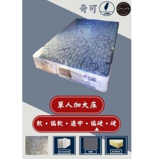 【圓夢小築】石墨烯科技乳膠獨立筒床墊(單人加大3.5尺－奇可)
