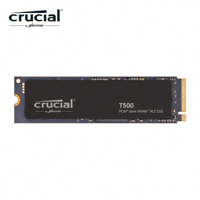 【Crucial 美光】T500 500GB M.2 2280 PCIe 4.0 ssd固態硬碟 (CT500T500SSD8) 讀 7200M/寫 5700M