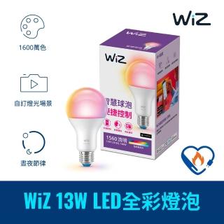 【Philips 飛利浦】WiZ 13W LED全彩燈泡(PW019)