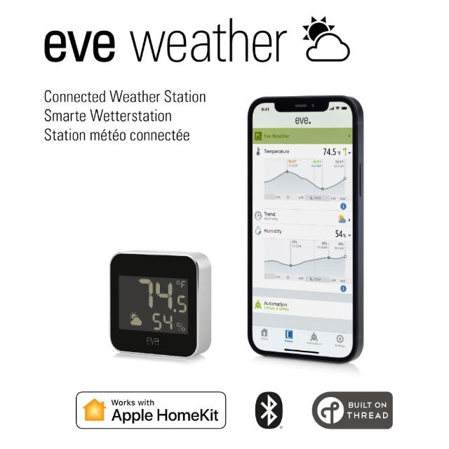 【EVE】Weather 智能天氣感測器 -Thread(HomeKit / 蘋果智能家庭)