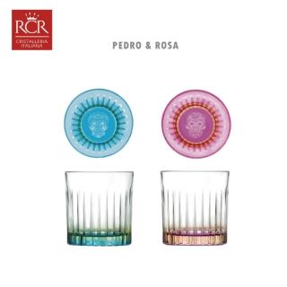 【RCR】無鉛水晶玻璃酒杯2入(PEDRO&Rosa 360ml威士忌杯 調酒杯 烈酒杯 KAYEN)