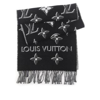 【Louis Vuitton 路易威登】LV Essential Shine 經典花紋羊毛圍巾(M78159)