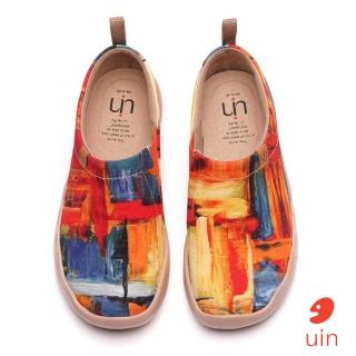 【uin】西班牙原創設計 女鞋 色猜彩繪休閒鞋81012093(彩繪)