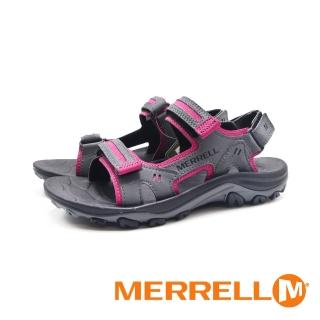 【MERRELL】女 HUNTINGTON SPORT CONVERT 運動機能防水涼鞋 女鞋(灰桃)