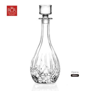 【RCR】無鉛水晶玻璃酒瓶 威士忌酒瓶(OPERA900ml 烈酒瓶 紅酒瓶 KAYEN)