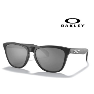【Oakley】奧克利 FROGSKINS-A 亞洲版 舒適休閒偏光太陽眼鏡 OO9245 87 黑框水銀深灰偏光鏡片 公司貨
