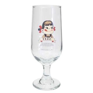 【小禮堂】PEKO不二家 高腳玻璃杯 270ml(平輸品)