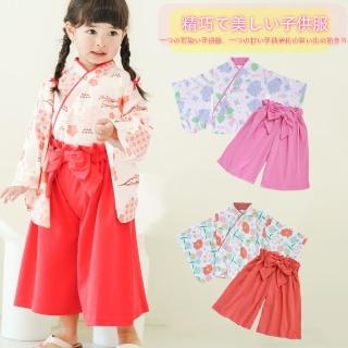 【Baby 童衣】女童和服兩件式套裝 24002(共３色)