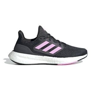 【adidas 愛迪達】Pureboost 23 女鞋 黑粉色 緩震 慢跑鞋 IF2386