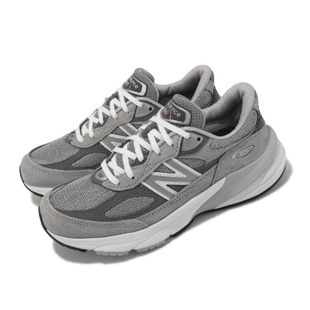 【NEW BALANCE】休閒鞋990 V6 女鞋灰元祖灰美製麂皮拼接反光