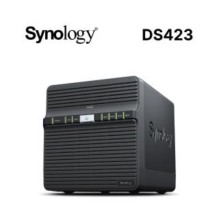 【Synology 群暉科技】搭HAT3300 4TB x2 ★ DS423 4Bay NAS 網路儲存伺服器
