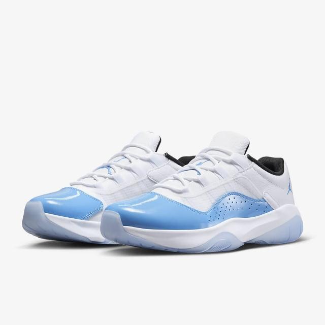 NIKE 耐吉】籃球鞋運動鞋冰底AIR JORDAN 11 CMFT LOW 男鞋白藍