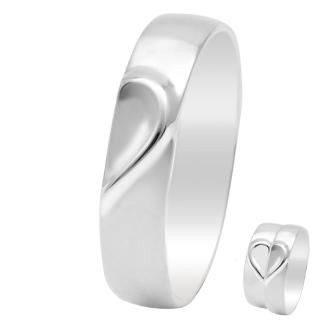 【Niloe】純銀戒指 愛在一起 情侶對戒系列 女款創新設計(925純銀 尾戒 對戒 多尺寸)