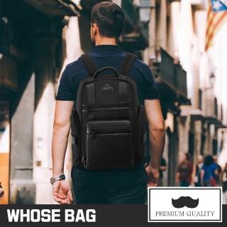 【WHOSE BAG】大容量防潑水耐磨商務旅行後背包 NO.WBGG048(男後背包 女後背包 筆電後背包)