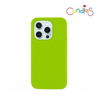 【Candies】iPhone 15 Pro 適用6.1吋 Simple系列素面殼手機殼(綠)