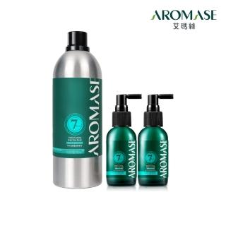 【Aromase 艾瑪絲】全效型草本強健養髮精華液補充組-涼感(養髮液500ml+40mlx2)
