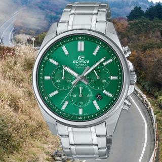 【CASIO 卡西歐】EDIFICE 經典計時運動腕錶 禮物推薦 畢業禮物(EFV-650D-3AV)