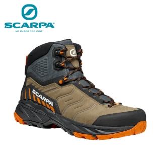 【SCARPA】原廠貨 中性 RUSH TRK GTX 中筒 防水登山鞋/郊山鞋/百岳 沙漠/芒果(63140-200)